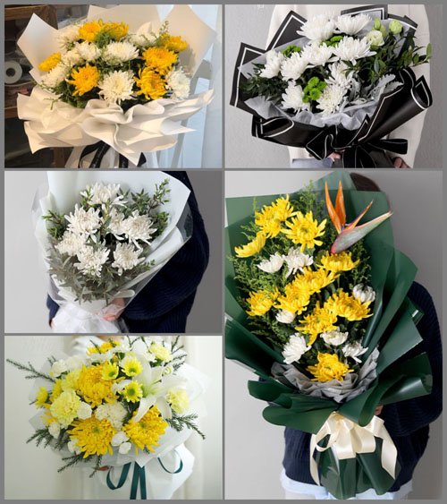 安徽宿州市萧县圣泉乡黄安子村白事花束代送